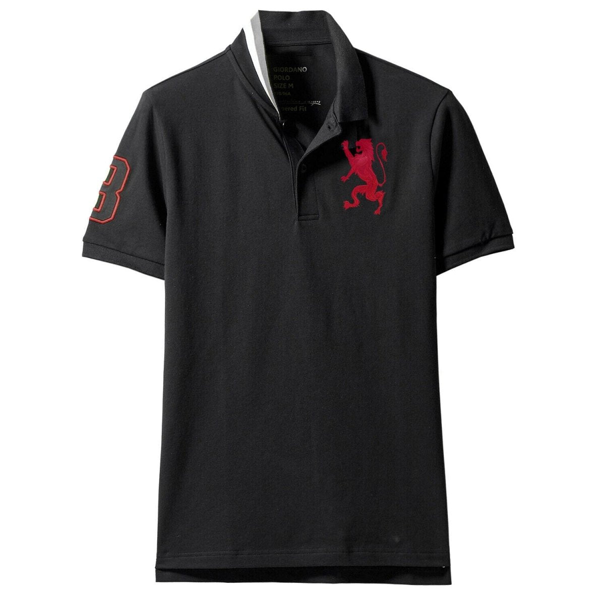 Giordano Men's 3D Bold Lion Polo - Premium Polo