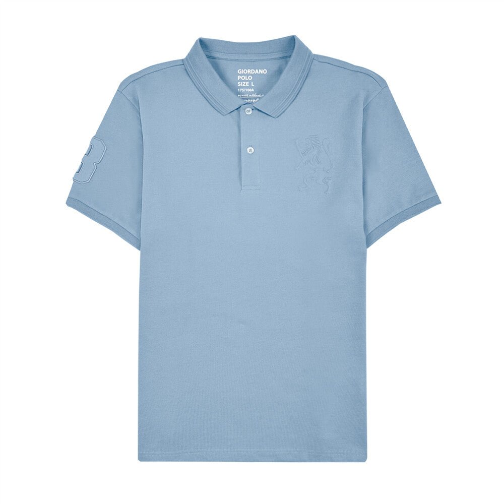 Giordano Men's 3D Bold Lion Polo - Premium Polo