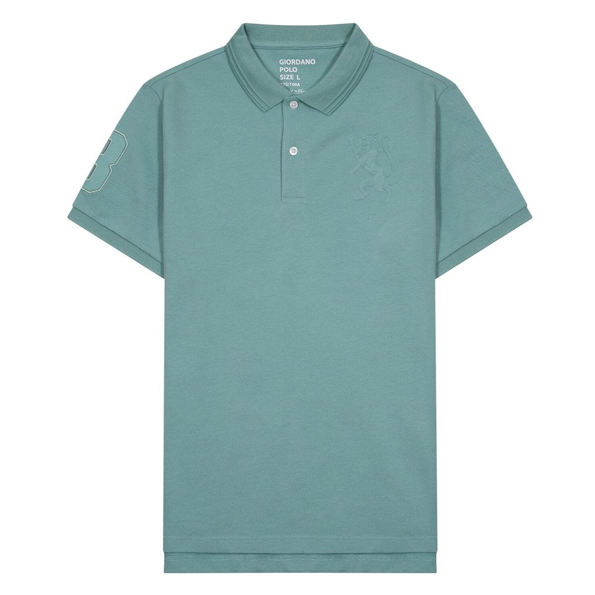 Giordano Men's 3D Bold Lion Polo - Premium Polo