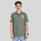 Giordano Men's 3D Bold Lion Polo - Premium Polo