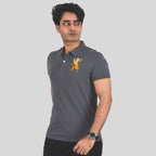 Giordano Men's 3D Bold Lion Polo - Premium Polo