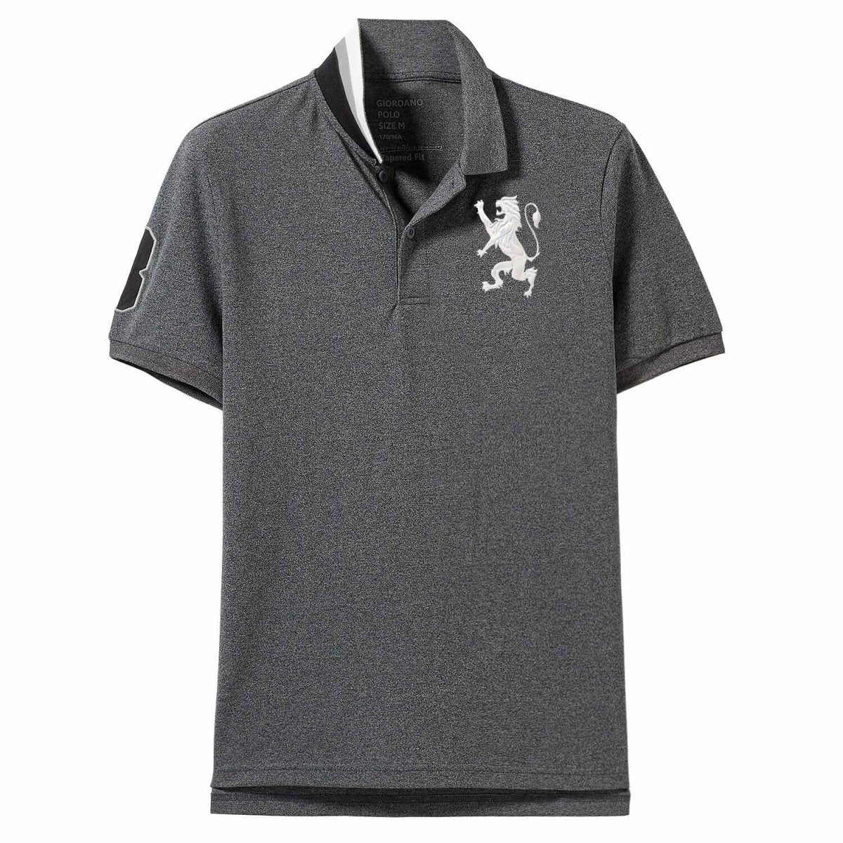 Giordano Men's 3D Bold Lion Polo - Premium Polo