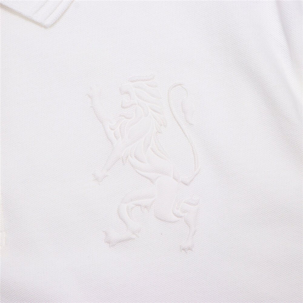 Giordano Men's 3D Bold Lion Polo - Premium Polo