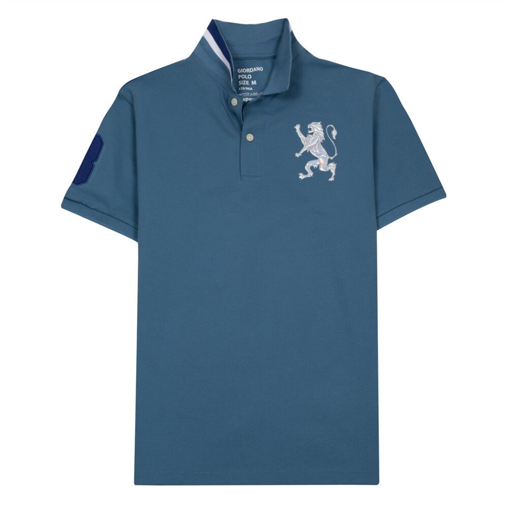 Giordano Men's 3D Lion Polo - Premium Polo