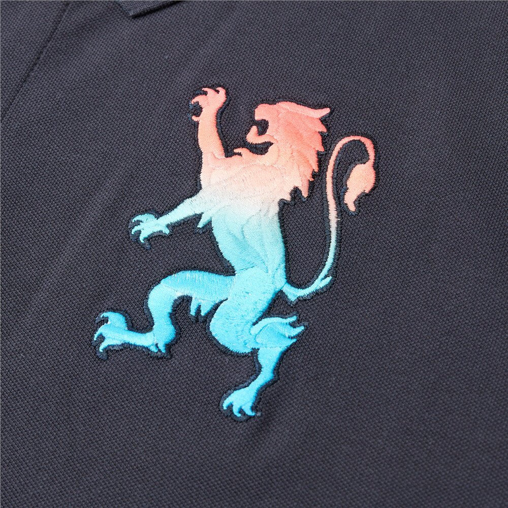 Giordano Men's 3D Lion Polo - Premium Polo