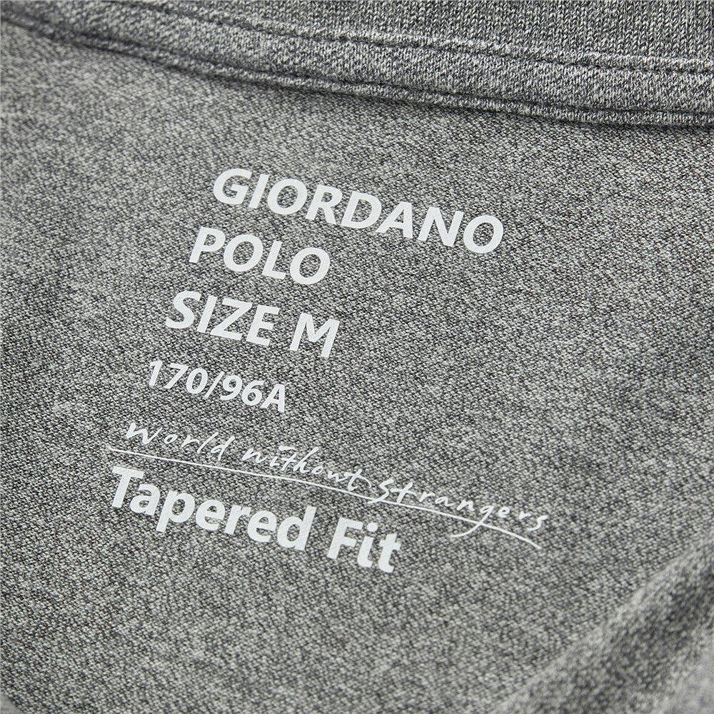 Giordano Men's 3D Lion Polo - Premium Polo