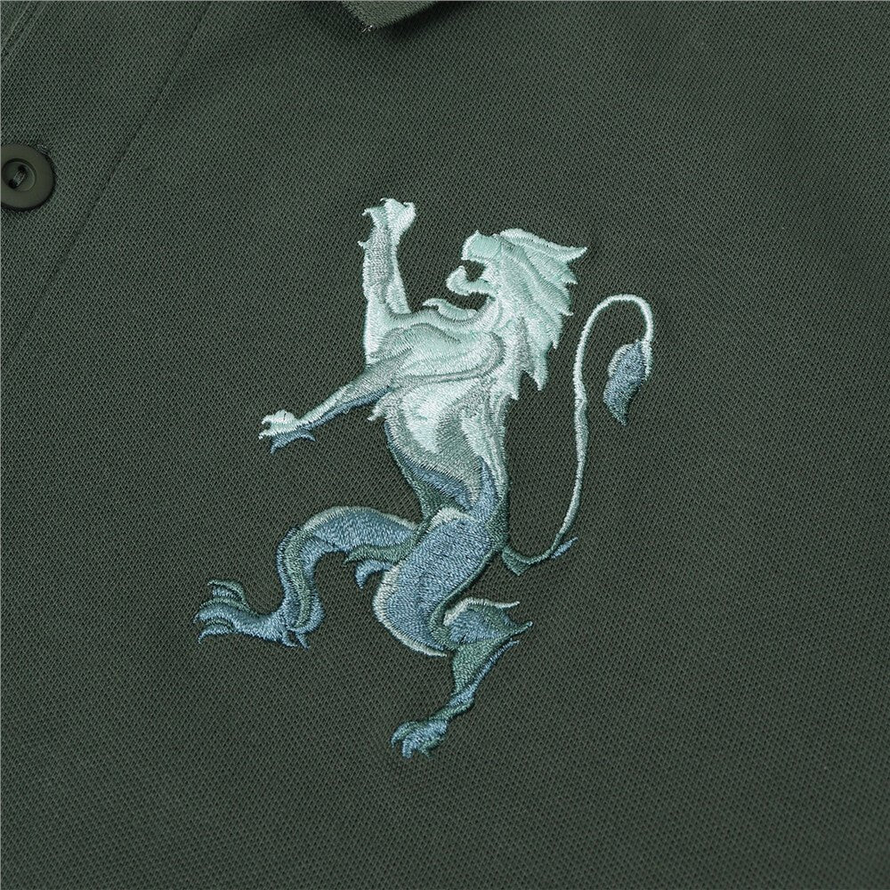 Giordano Men's 3D Lion Polo - Premium Polo