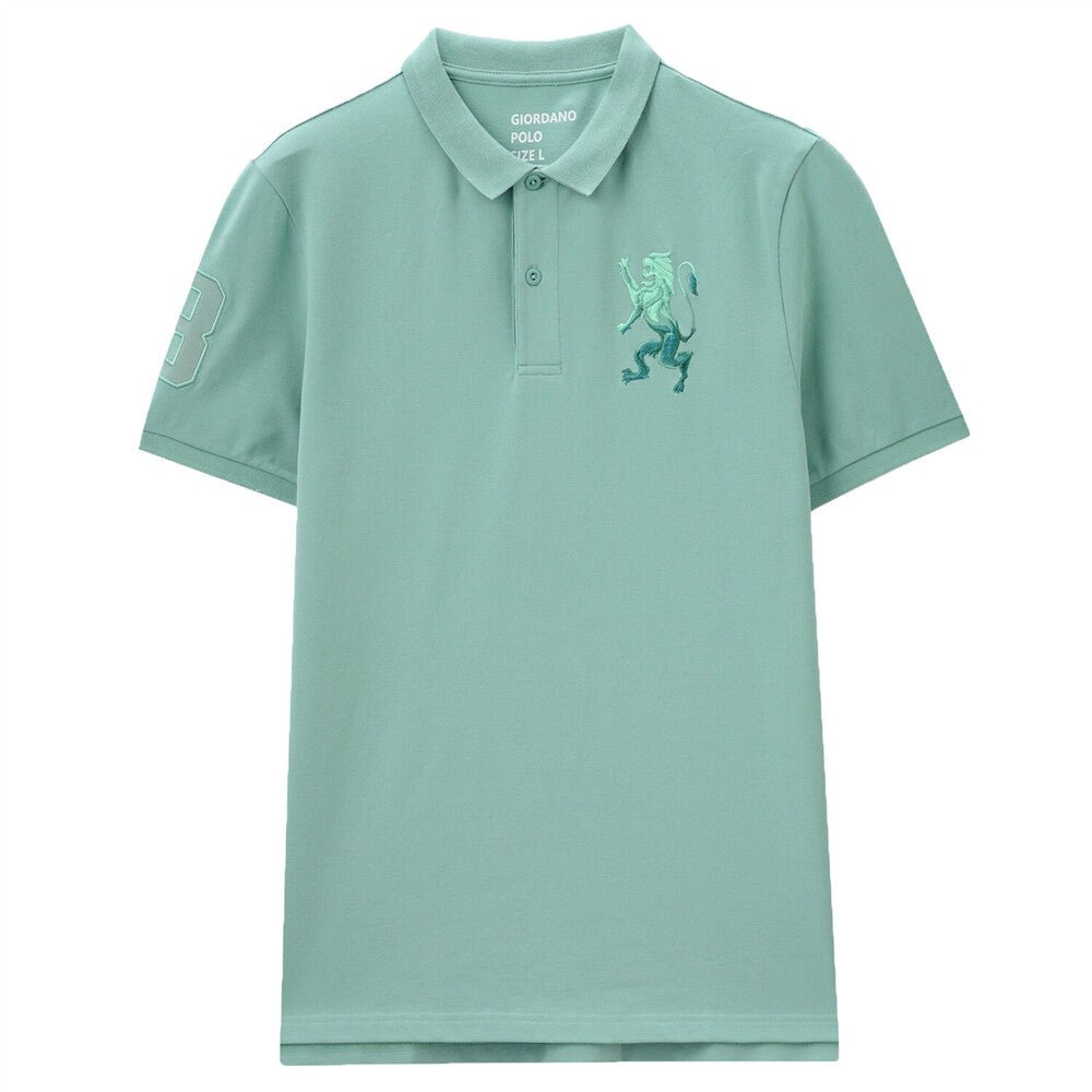 Giordano Men's 3D Lion Polo - Premium Polo