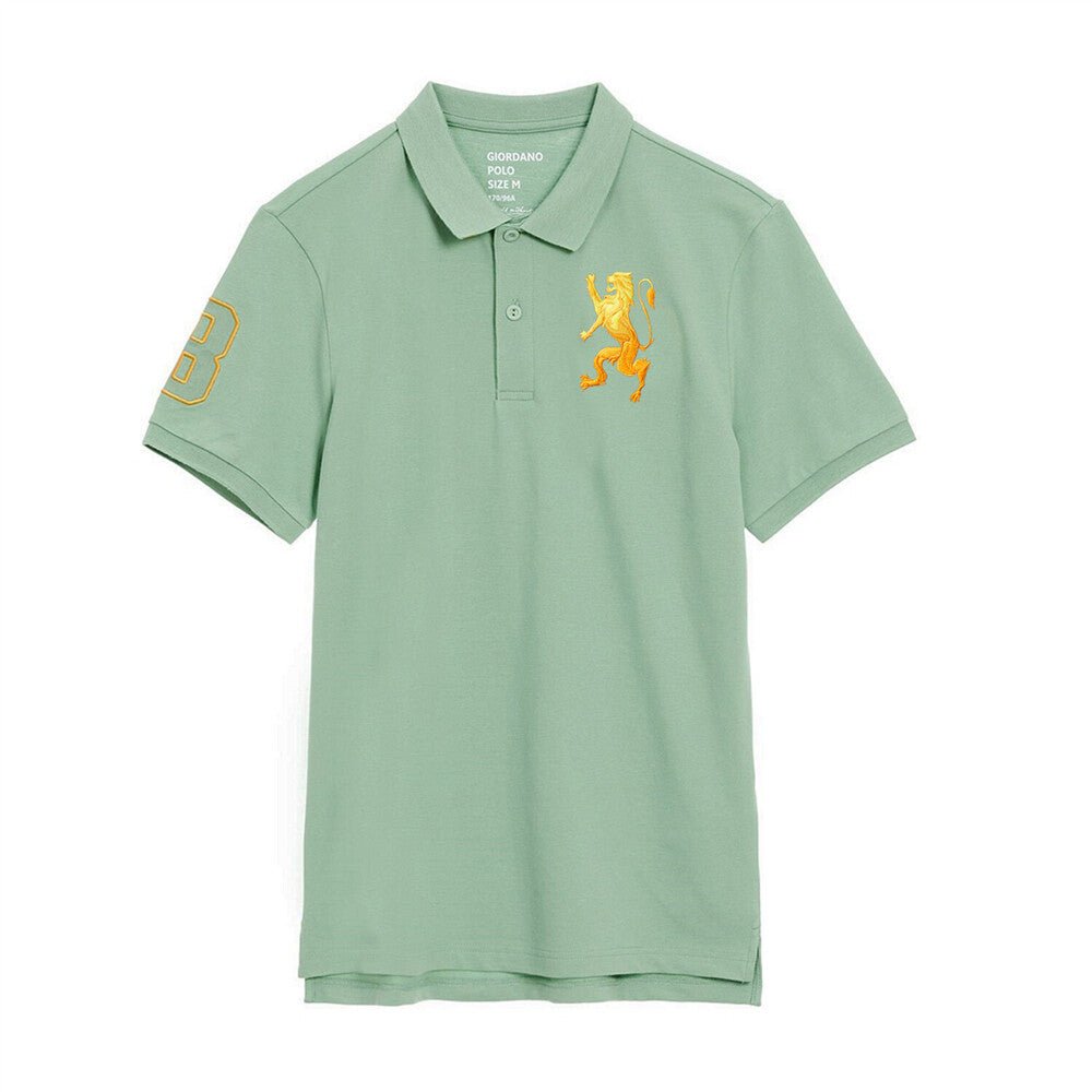 Giordano Men's 3D Lion Polo - Premium Polo