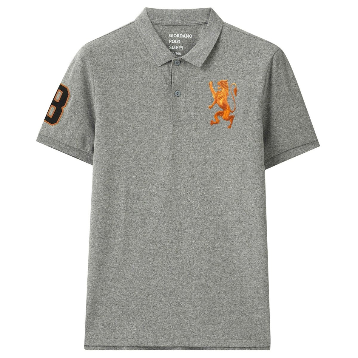 Giordano Men's 3D Lion Polo - Premium Polo