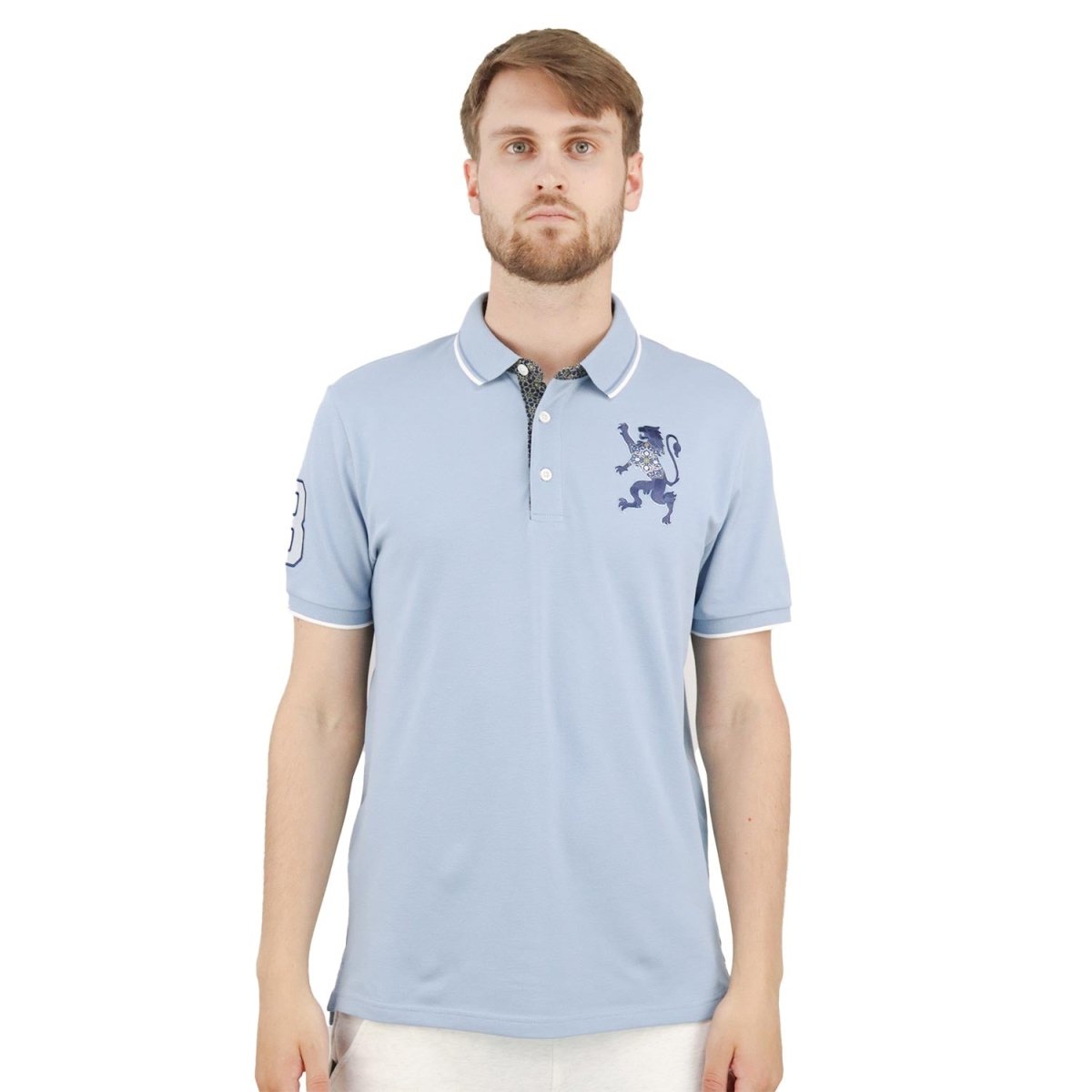 Giordano Men's 3D Lion Polo - Premium Polo