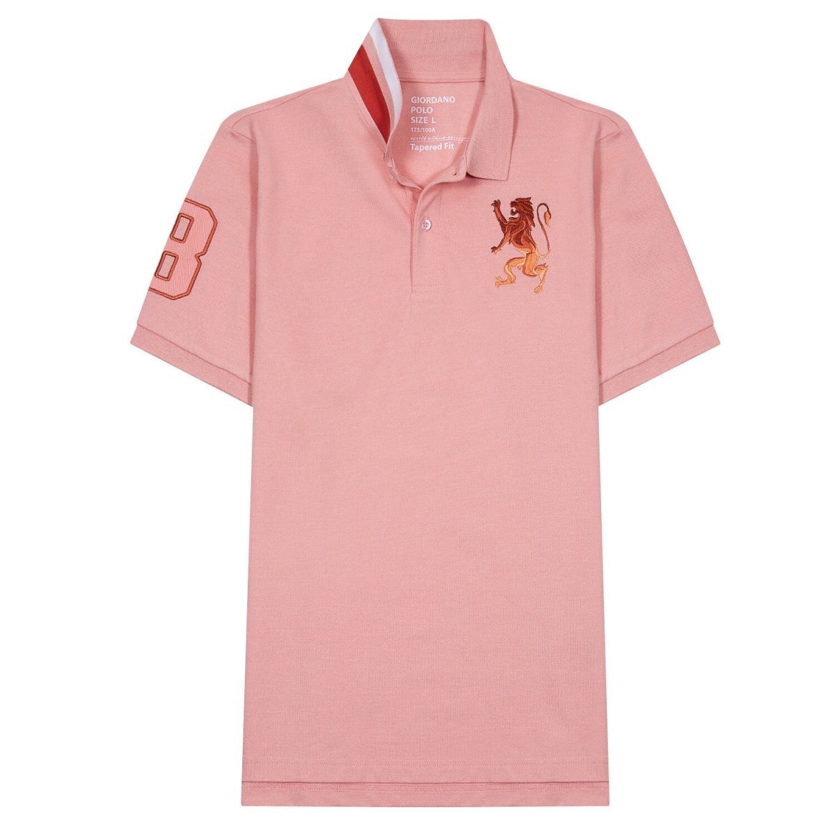 Giordano Men's 3D Lion Polo - Premium Polo