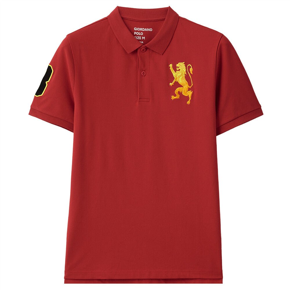 Giordano Men's 3D Lion Polo - Premium Polo