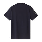 Giordano Men's 3D Lion Polo: Slim Fit, Bold Embroidery, Premium Pique - Premium Polo