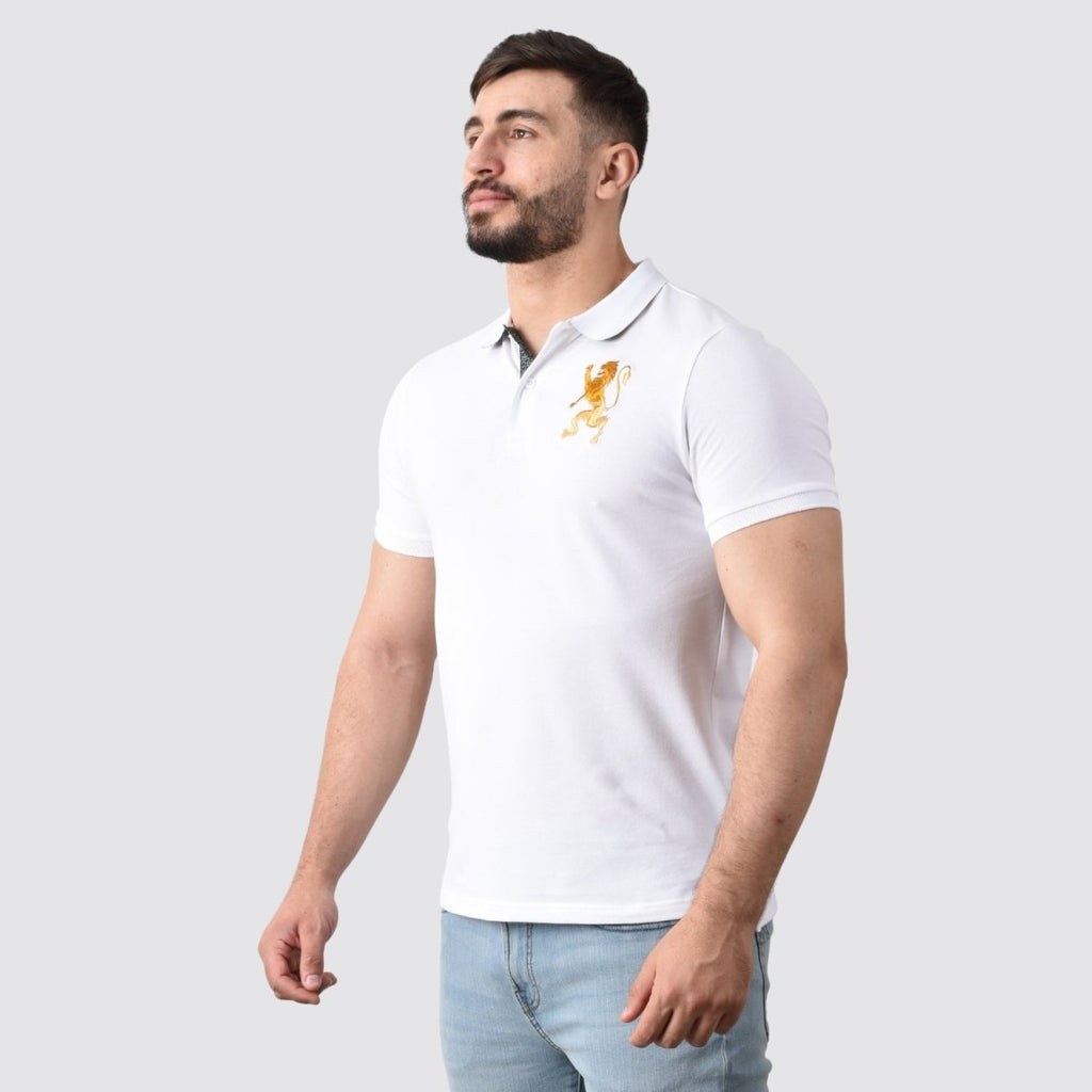 Giordano Men's 3D Lion Polo - Premium Polo