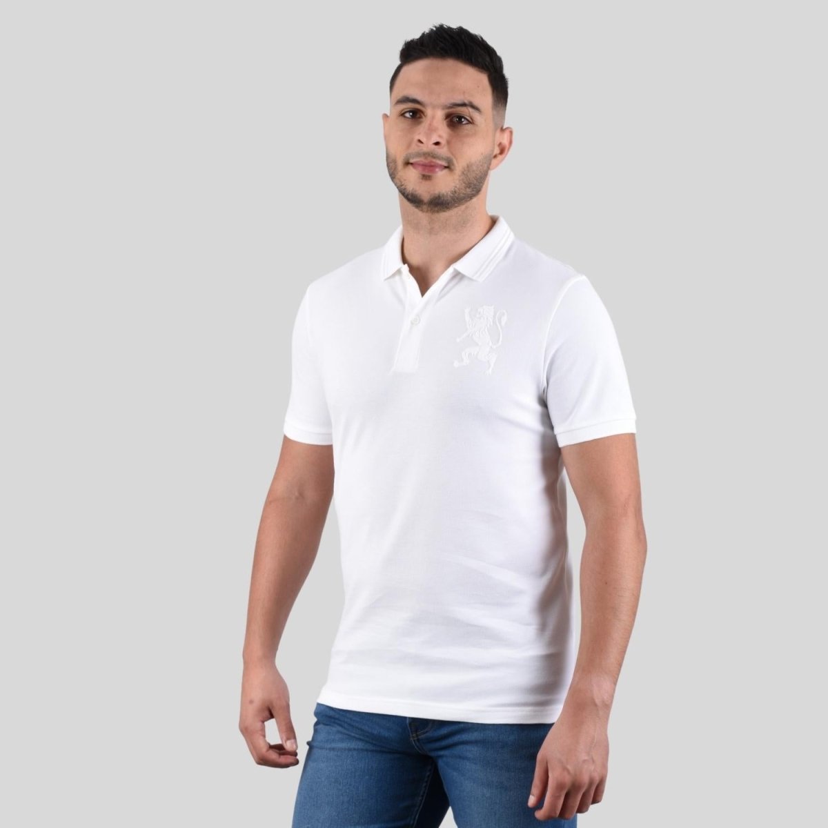 Giordano Men's 3D Lion Polo - Premium Polo