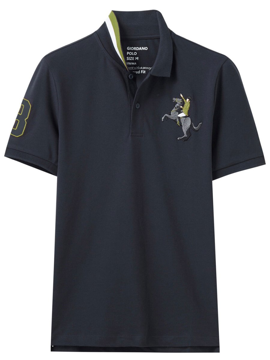 Giordano Men's 3D Napoleon Polo - Premium Polo