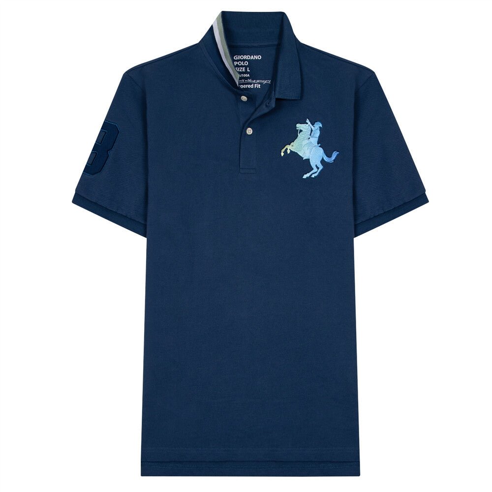 Giordano Men's 3D Napoleon Polo - Premium Polo