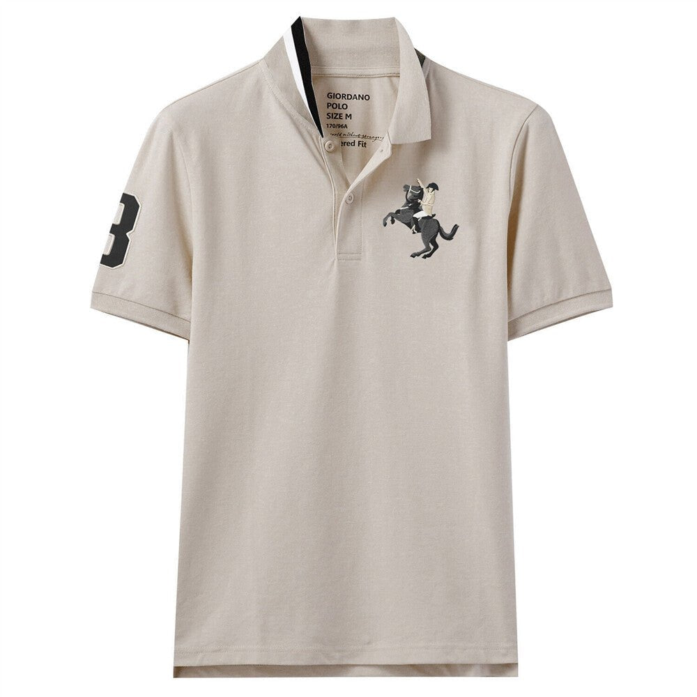 Giordano Men's 3D Napoleon Polo - Premium Polo