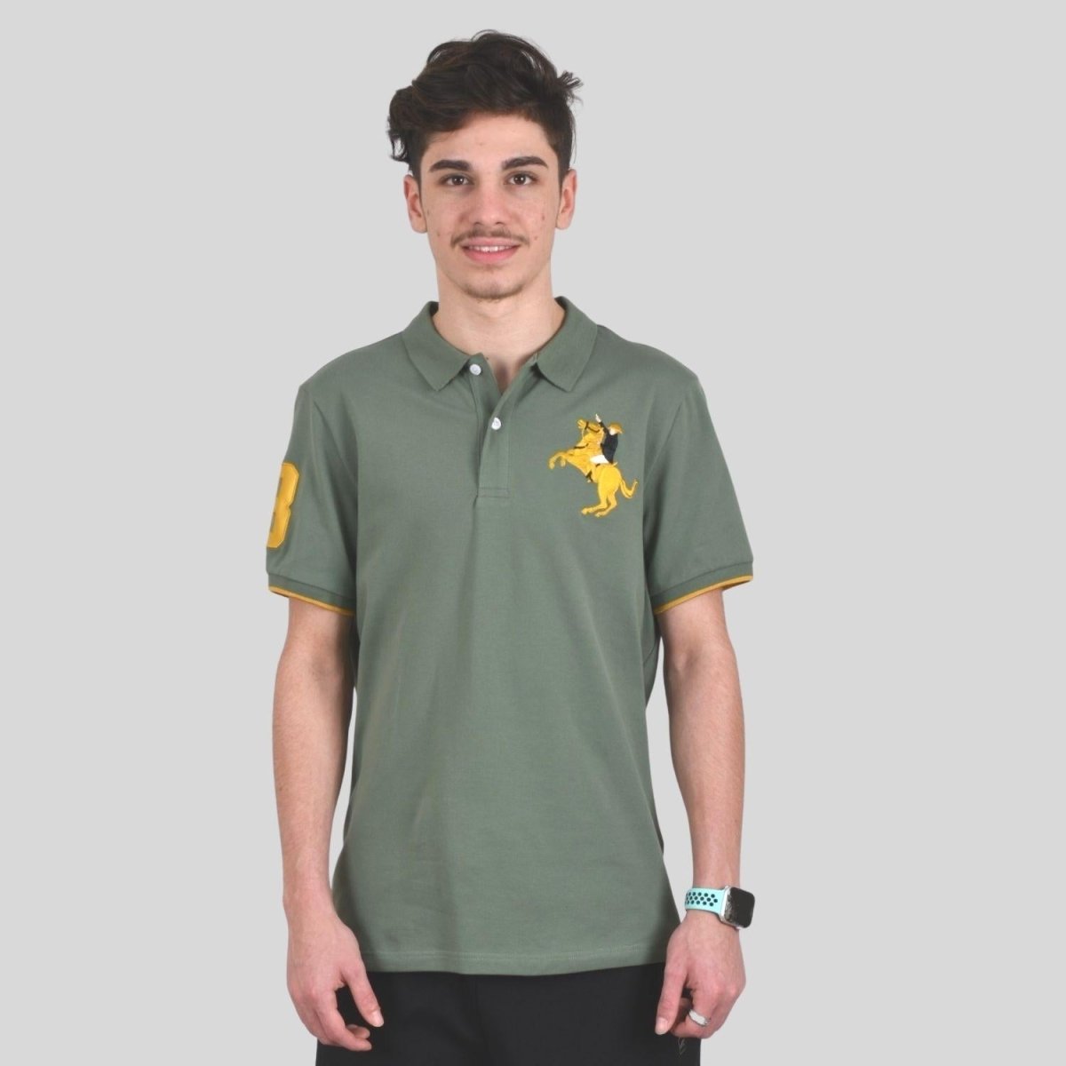 Giordano Men's 3D Napoleon Polo - Premium Polo