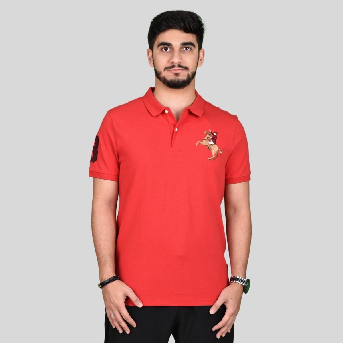 Giordano Men's 3D Napoleon Polo - Premium Polo