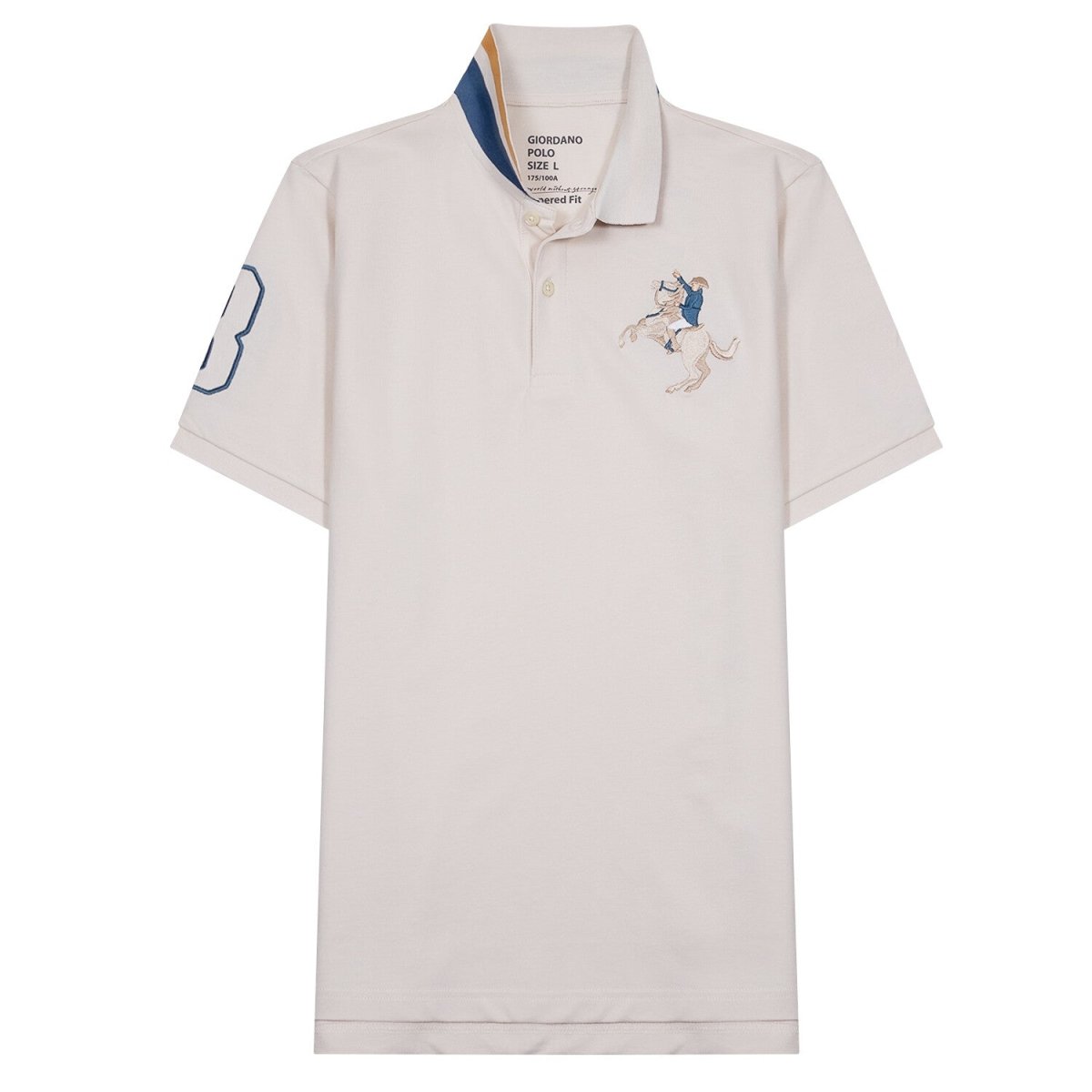 Giordano Men's 3D Napoleon Polo - Premium Polo