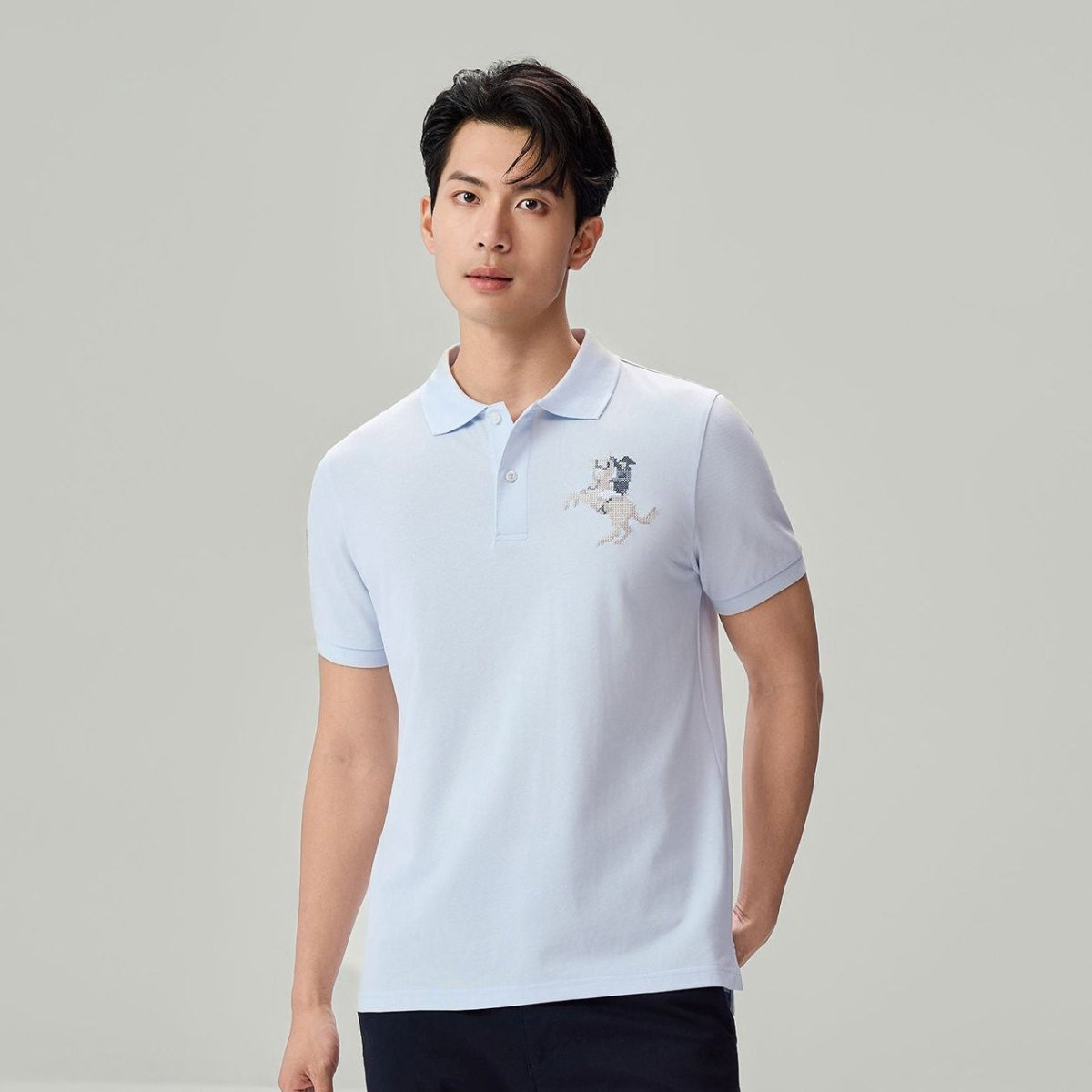 Giordano Men's 3G Napoleon Slim Pique Polo - Premium Polo