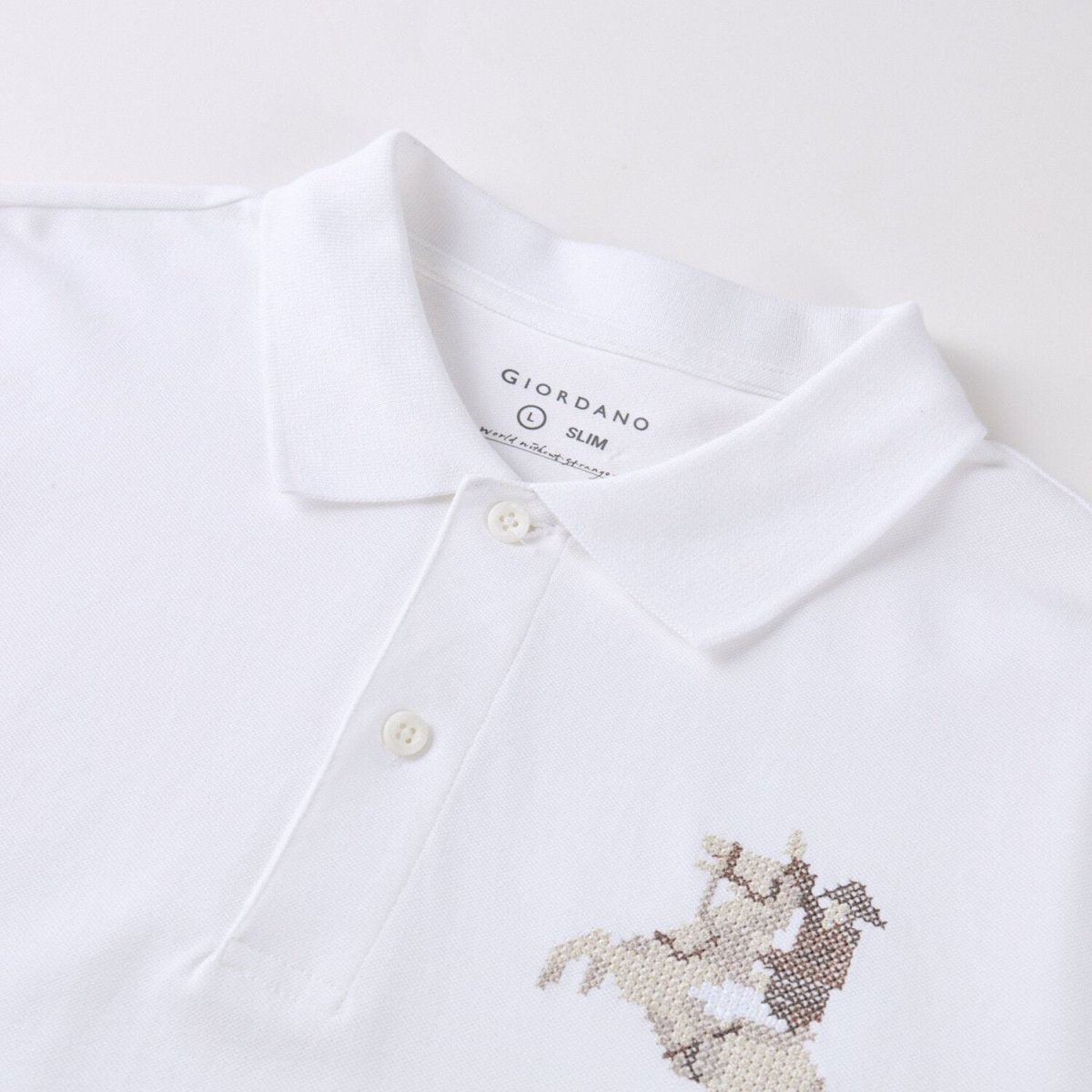 Giordano Men's 3G Napoleon Slim Pique Polo - Premium Polo