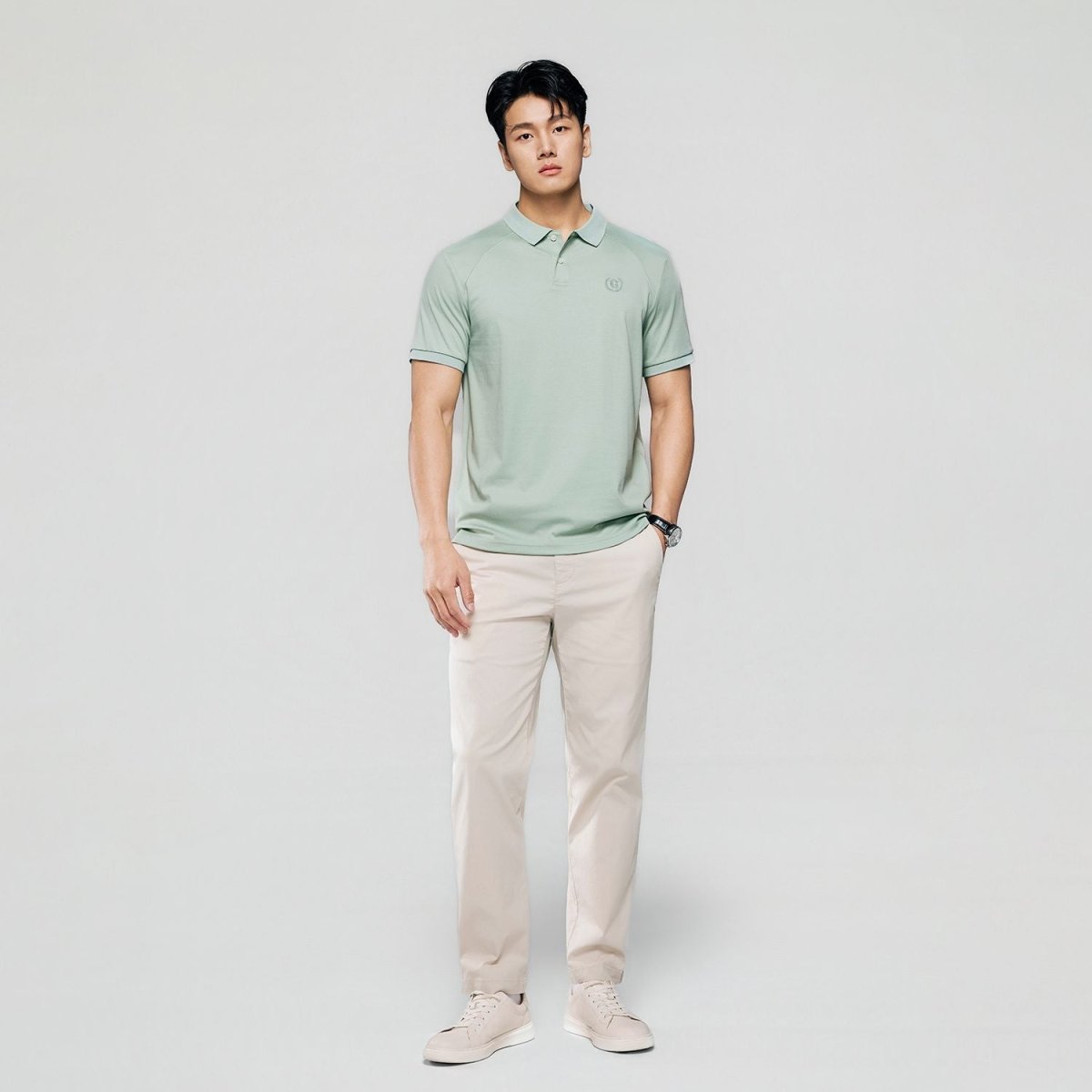 Giordano Men's 3G Premium Liquid Touch Interlock Polo - Premium Polo