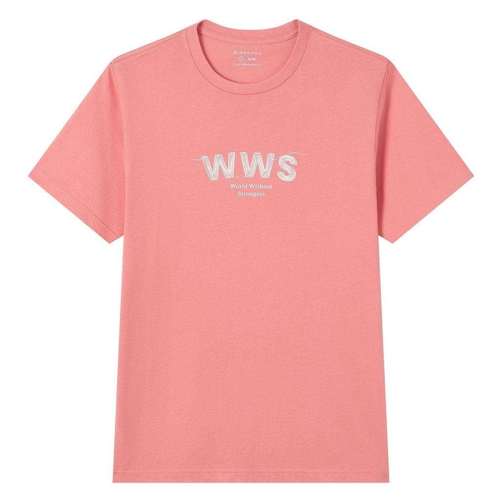 Giordano Men's 3G WWS Graphic Tee - Premium Print Tee