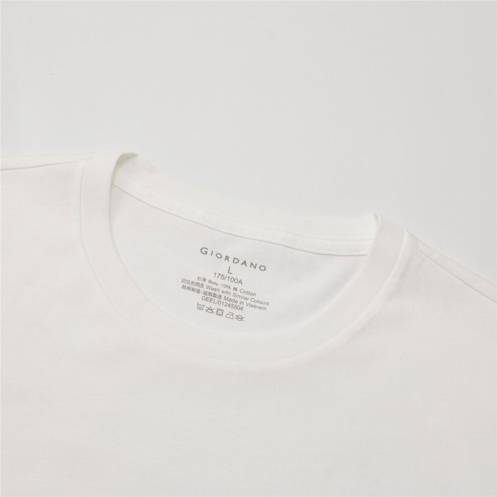 Giordano Men's Basic Tees (3-Packs) - Premium Innerwear