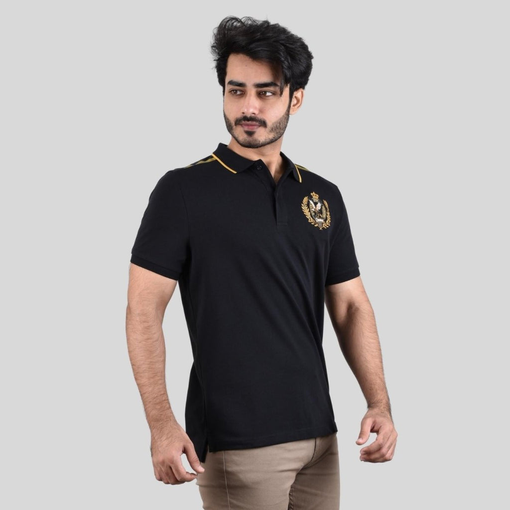 Giordano Men's Bold Embroidery Polo - Premium Polo