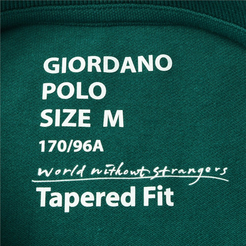 Giordano Men's Bold Embroidery Polo - Premium Polo
