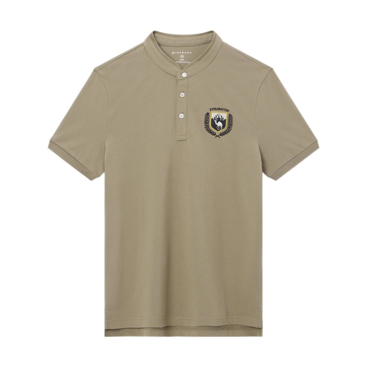 Giordano Men's Bold Embroidery Polo - Premium Polo