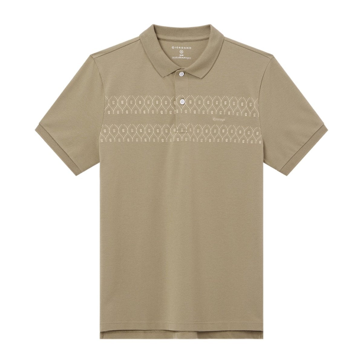 Giordano Men's Bold Embroidery Polo - Premium Polo