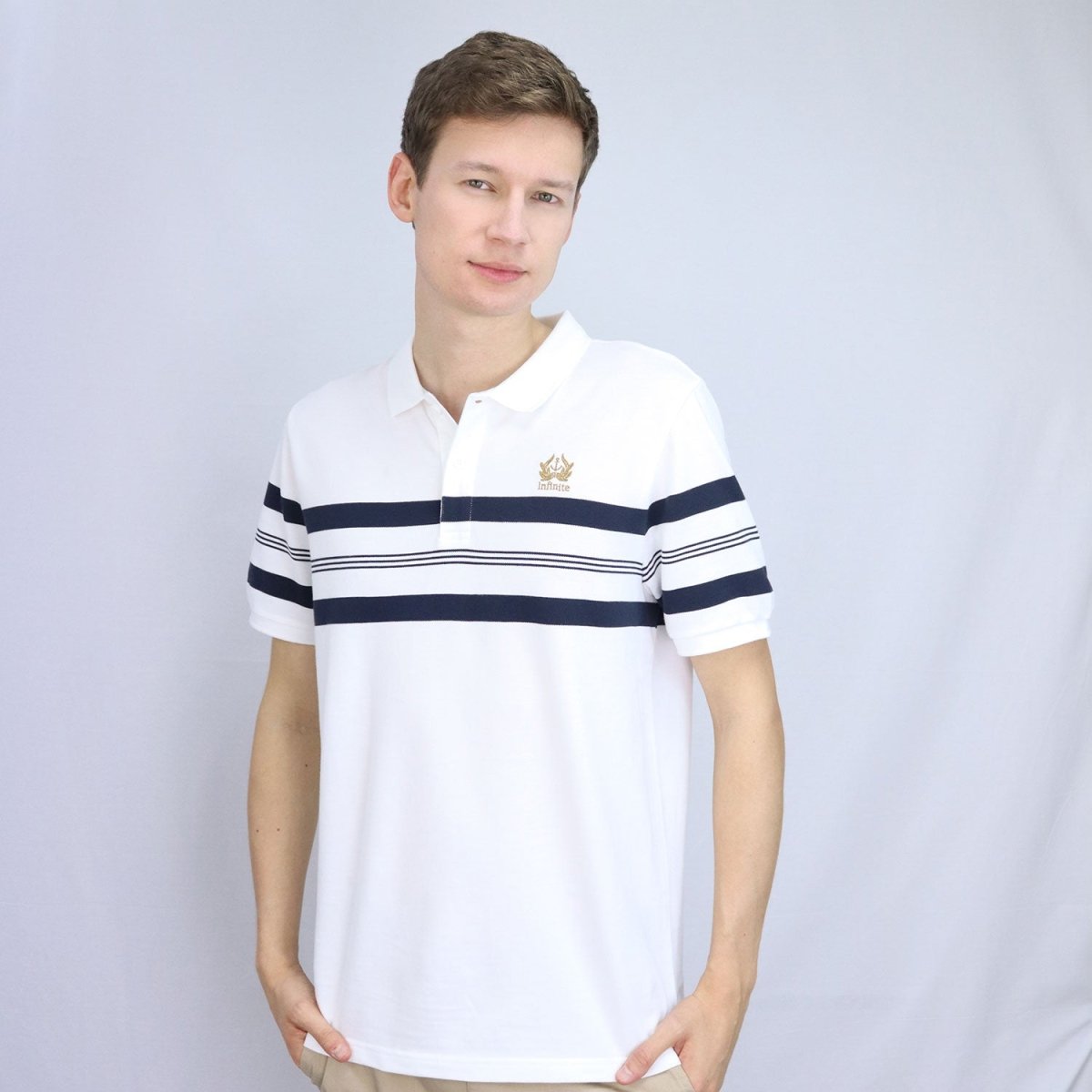 Giordano Men's Bold Embroidery Polo - Premium Polo