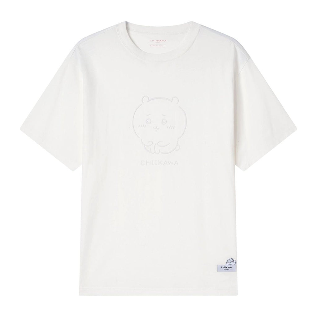Giordano Men's Chiikawa Printed Cotton Blend Relaxed Tee - Premium Print Tee
