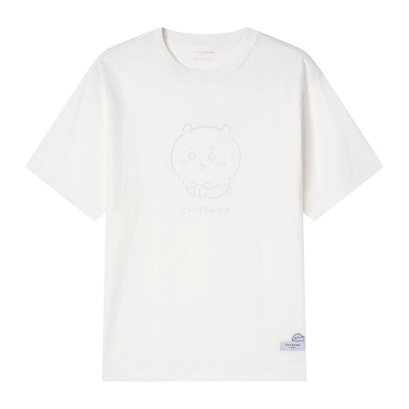 Giordano Men's Chiikawa Printed Cotton Blend Relaxed Tee - Premium Print Tee