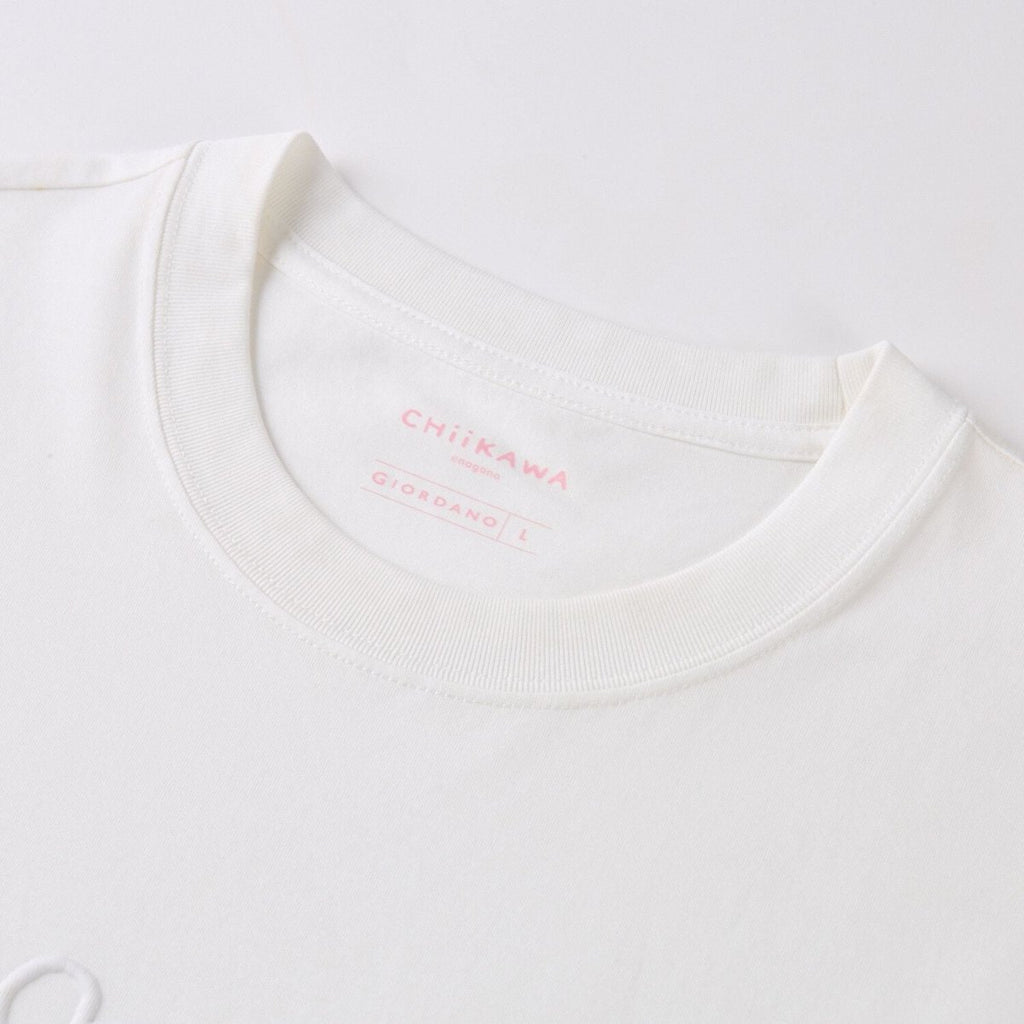 Giordano Men's Chiikawa Printed Cotton Blend Relaxed Tee - Premium Print Tee