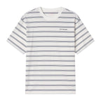 Giordano Men's Chiikawa Striped Cotton Relaxed Graphic Tee - Premium Print Tee