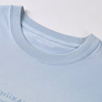 Giordano Men's Chiikawa Subdued Blue Relaxed Graphic Tee - Premium Print Tee