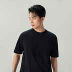 Giordano Men's Chiikawa Usagi Printed Cotton Blend Relaxed Tee - Premium Print Tee