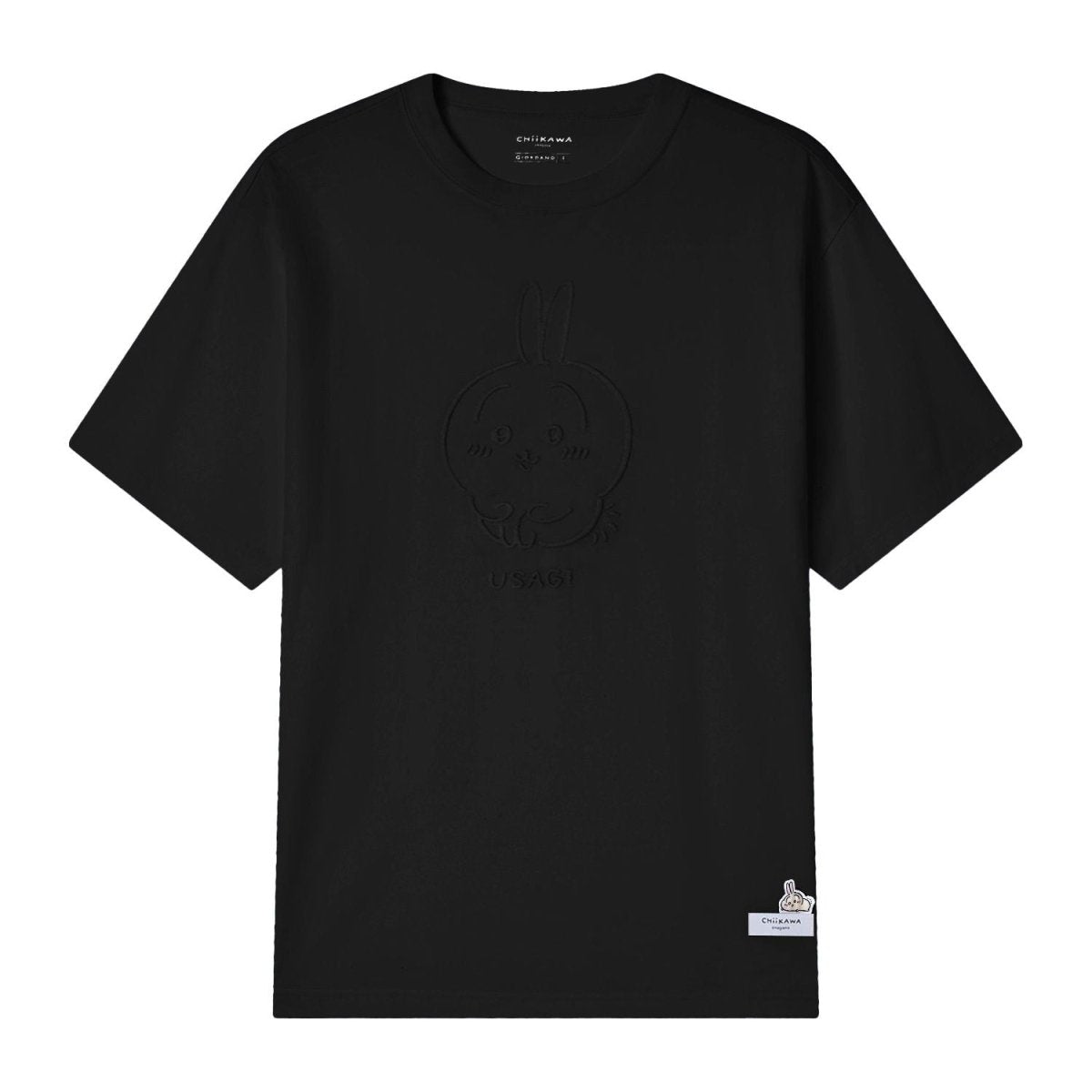 Giordano Men's Chiikawa Usagi Printed Cotton Blend Relaxed Tee - Premium Print Tee