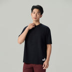 Giordano Men's Chiikawa Usagi Printed Cotton Blend Relaxed Tee - Premium Print Tee