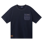 Giordano Men's Classic Blue Print Tee | 100% Cotton Comfort - Premium Print Tee