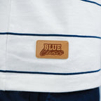 Giordano Men's Classic Blue Print Tee | 100% Cotton Comfort - Premium Print Tee