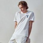 Giordano Men's Classic Blue Print Tee | 100% Cotton Comfort - Premium Print Tee