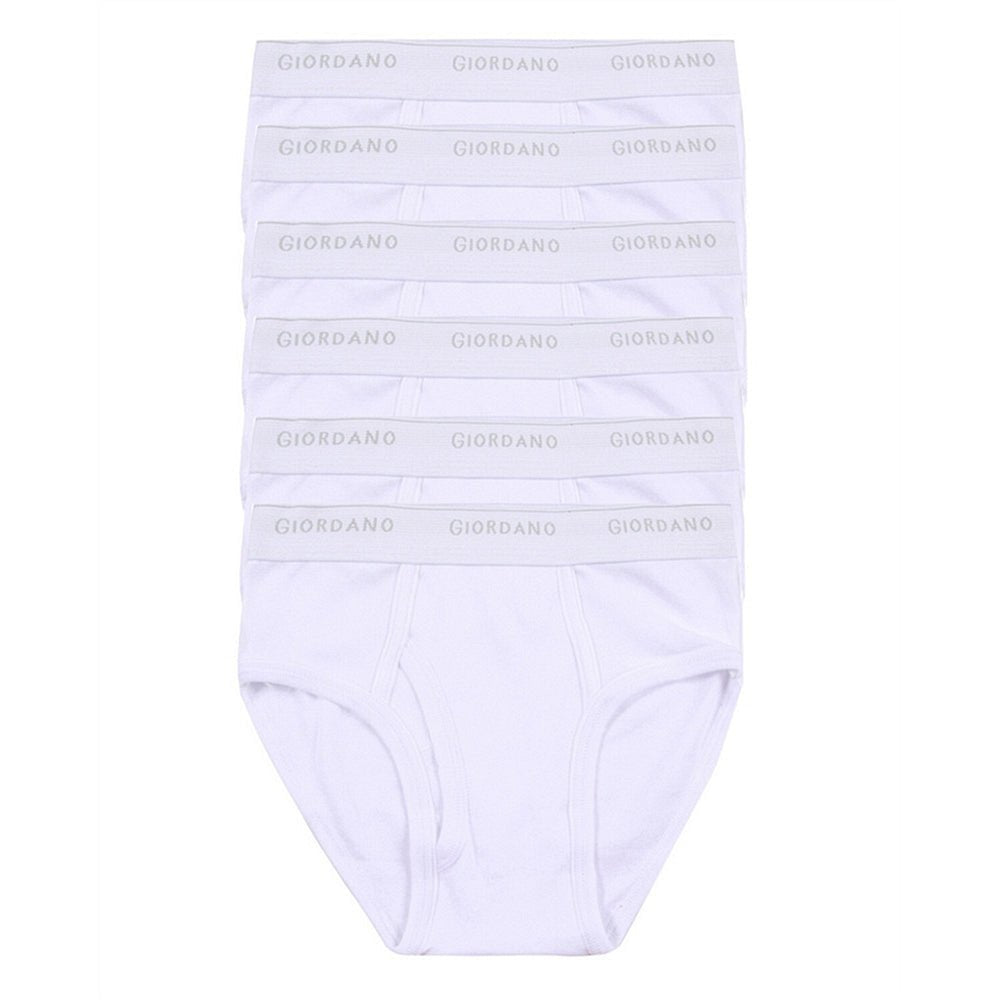 Giordano Men's Classic Briefs (6 Pack) - Premium Briefs