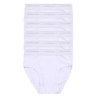 Giordano Men's Classic Rib Briefs - 6-Pack, Cotton, Jacquard Waistband - Premium Briefs