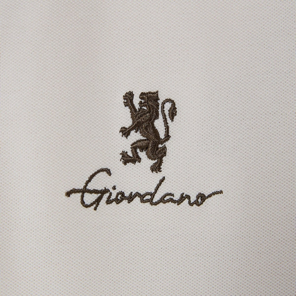 Giordano Men's Classic Slim Fit Polo With Signature Embroidery - Premium Polo